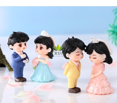 Đôi Cô Dâu Chú Rể 5,6*2,4cm