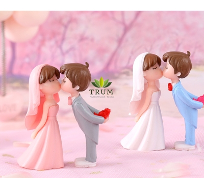 Đôi Cô Dâu Chú Rể Kiss ( Giá 1 cặp)