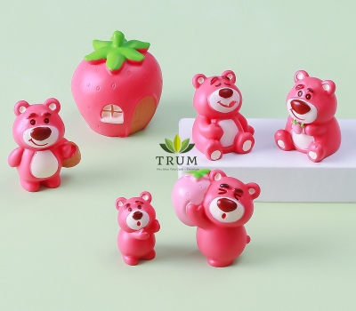 Bộ 5 Gấu Dâu Lotso ( 5 Gấu như ảnh)